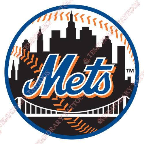 New York Mets Customize Temporary Tattoos Stickers NO.1770